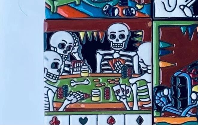 Talavera Tiles, Mexican Tile, Artisanal, Ceramic Tile, Handmade, Hand-Painted, Home Decor, Kitchen Backsplash Tile. Bathroom Tile 4X4 Tile