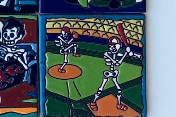 Talavera Tiles, Mexican Tile, Artisanal, Ceramic Tile, Handmade, Hand-Painted, Home Decor, Kitchen Backsplash Tile. Bathroom Tile 4X4 Tile