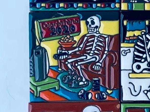Talavera Tiles, Mexican Tile, Artisanal, Ceramic Tile, Handmade, Hand-Painted, Home Decor, Kitchen Backsplash Tile. Bathroom Tile 4X4 Tile